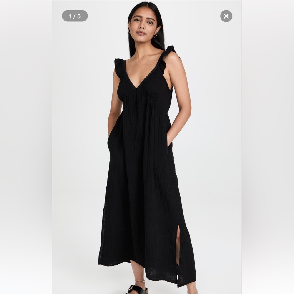 Xirena Dress Leyla Flutter Sleeve black S